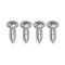 Ford Thunderbird Upper Corner Of Interior Windshield Screw Set, Coupe, 1961-63