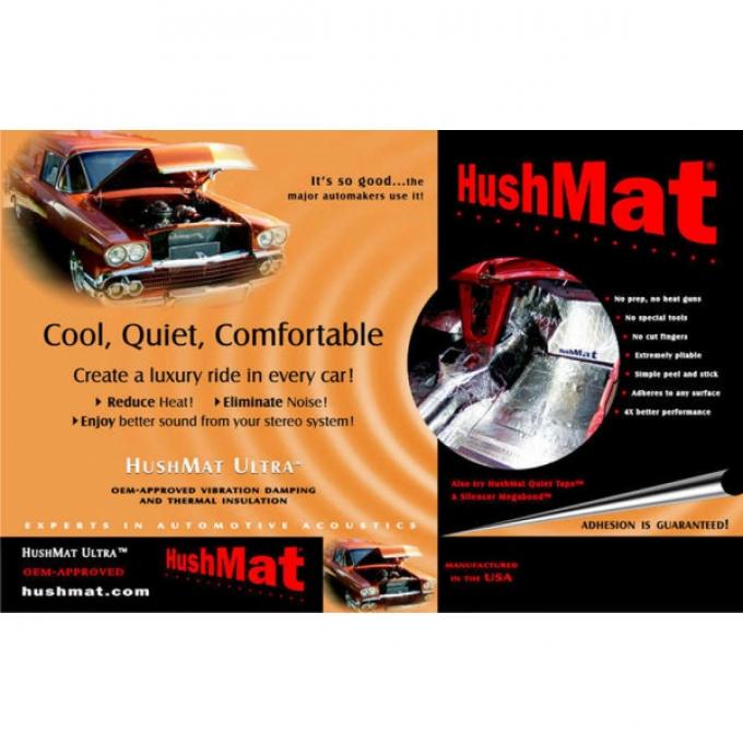 Hushmat Ultra Insulation, Trunk Floor, For Camaro, 2010-2014