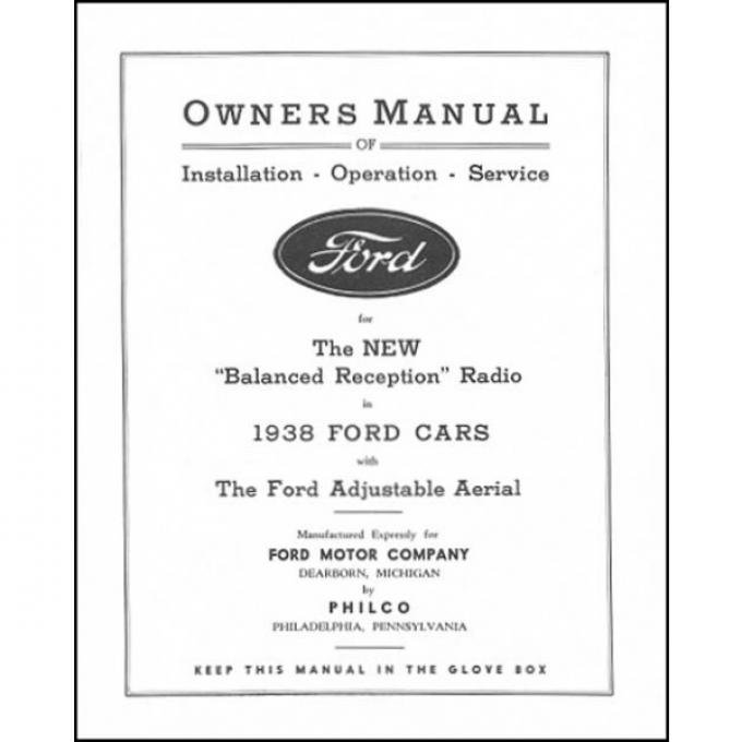 Radio Installation Handbook - 8 Pages - Ford