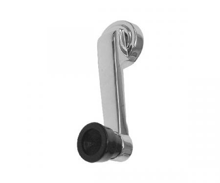 Window Crank Handle - With Black Knob - Right Or Left