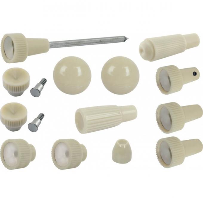 Interior Knob Kit, Fairlane, Ranchero, 1959