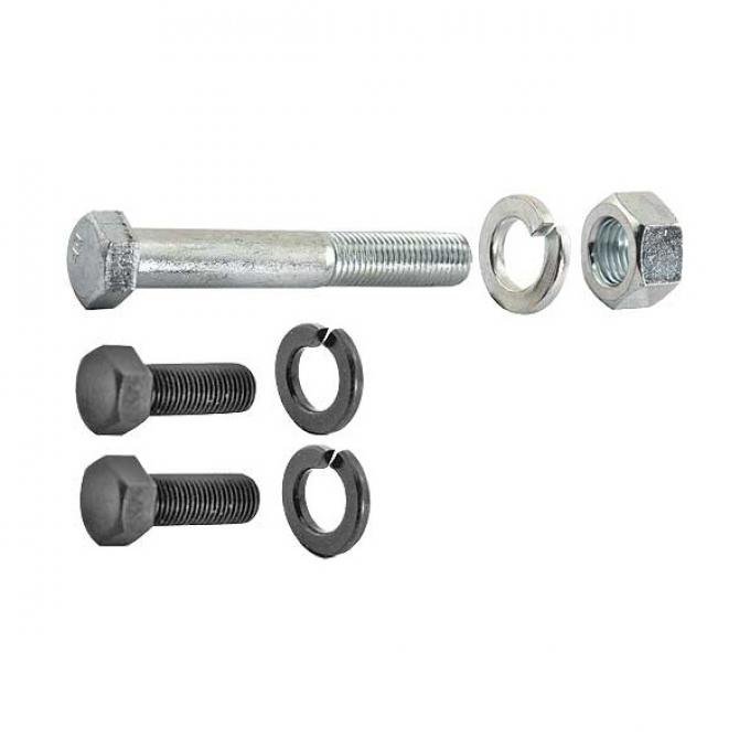 Model A Ford Rear Spare Tire Mounting Bolt Set - For Coupe & Sport Coupe & Roadster & Cabriolet