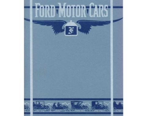 Ford Motor Cars Catalog - 32 Pages - 30 Illustrations