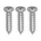 Ford Thunderbird Top Of Exterior Windshield Chrome Screw Set, Convertible, 1964-66