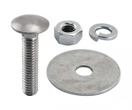 Ford Pickup Truck Bed Strip Bolt Set - Stainless Steel - 6-1/2' Bed With Square Punched Holes