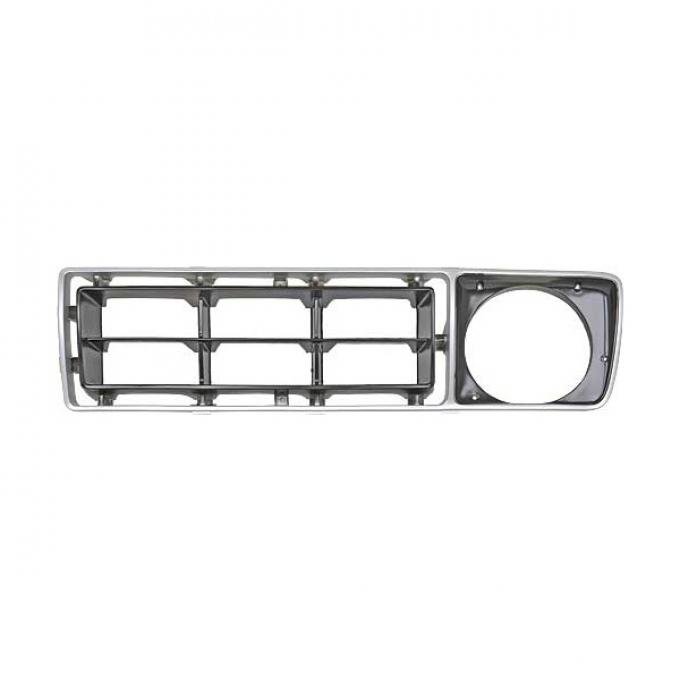 Ford Pickup Truck Grille Shell Insert - Left Side - Argent & Black - F100 Thru F350