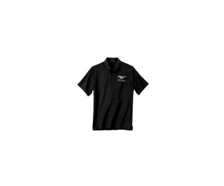 Men's Black Ford Mustang Polo