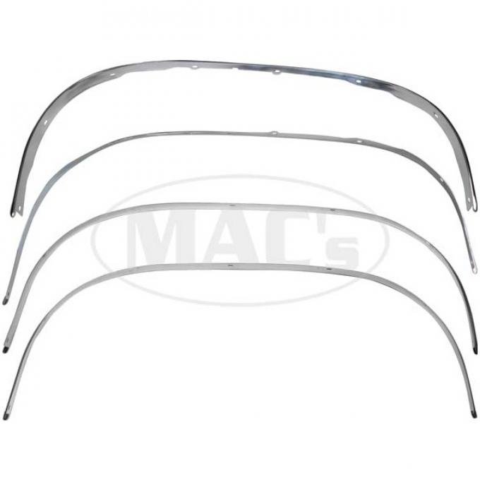Wheel Well Lip Molding Set, Fairlane, Torino, Non-GT Models, 1970-1971