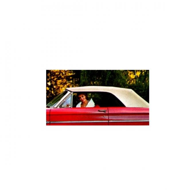 Ford Convertible Top, W/ Glass Rear Window, Fairlane, 1966-67