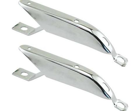 Ford Mustang Rear Bumper Guards - Chrome
