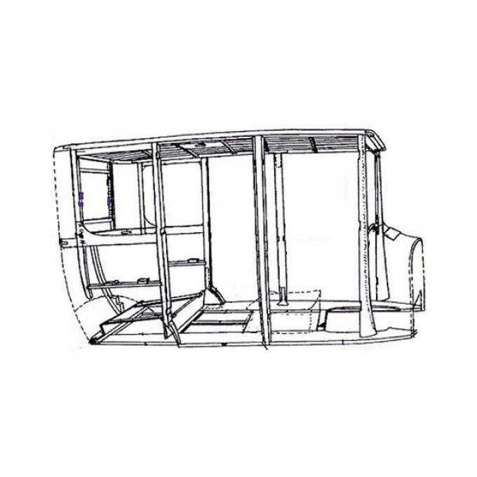 Model T Ford Body Wood Kit - Complete - Fordor Sedan