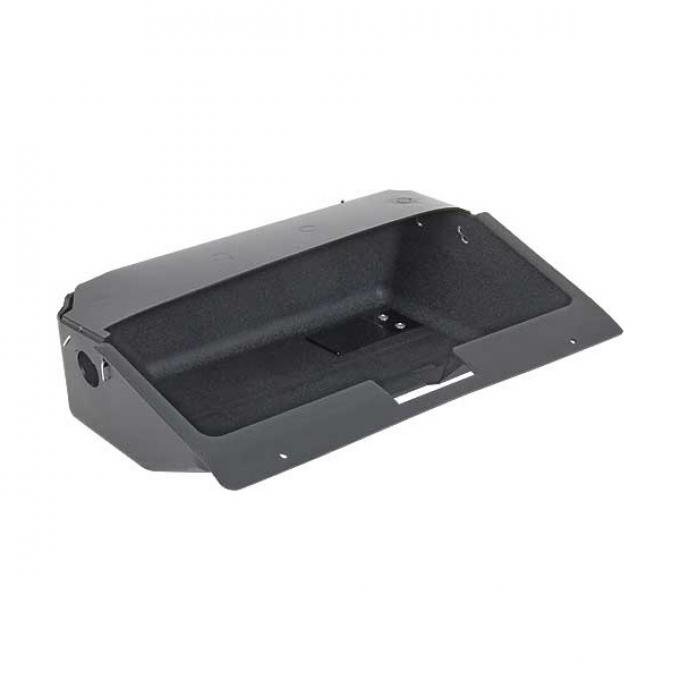 Ford Mustang Glove Box Liner - Plastic - Stainless Steel Clips Are Installed