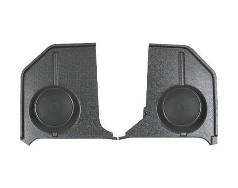 Custom Autosound Ford Mustang Kick Panels with 80 Watt Speakers, Convertible, 1964-1966