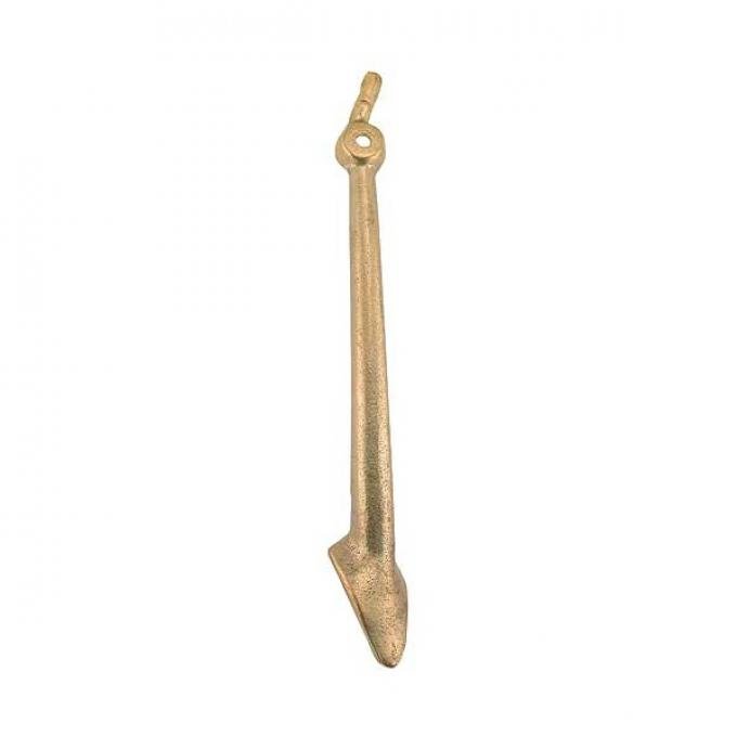 Windshield Stanchions - Cast Brass - 2 Chop - No Holes - Street Rod Style - Ford Open Car