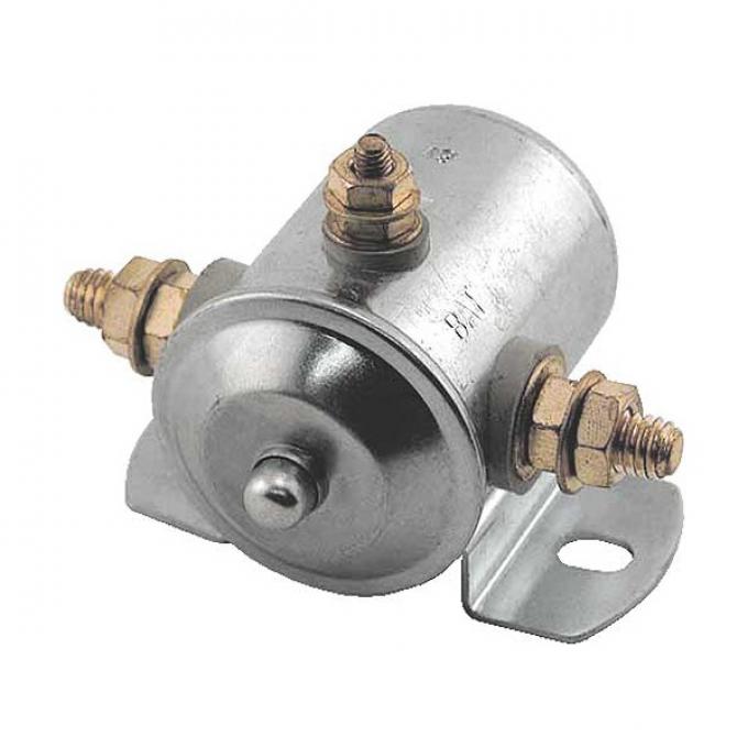 Starter Solenoid Steel Case Ford Script 6 Volt Mounts On Firewall With Push Button