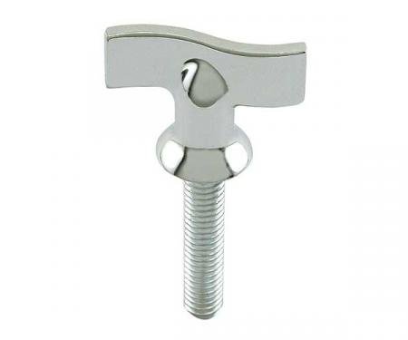 Model A Ford Top Clamping Bracket Thumb Screw - Chrome - Coarse Thread - For Original Brackets Only