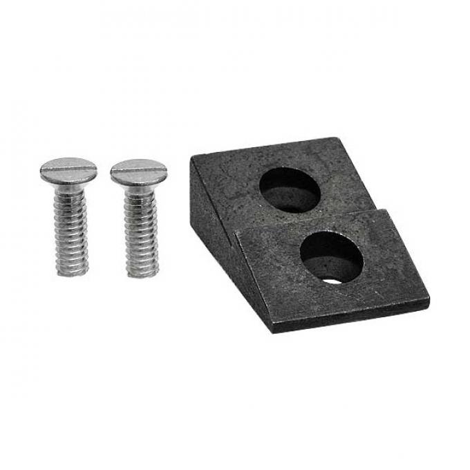 Door Striker Plate - Black Oxide - Ford Pickup Truck