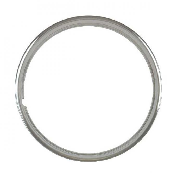 Wheel Trim Ring - Stainless Steel - 14 - Smooth - Ford