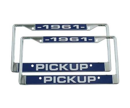 Ford Pickup Truck License Plate Frames - 1961 Pickup