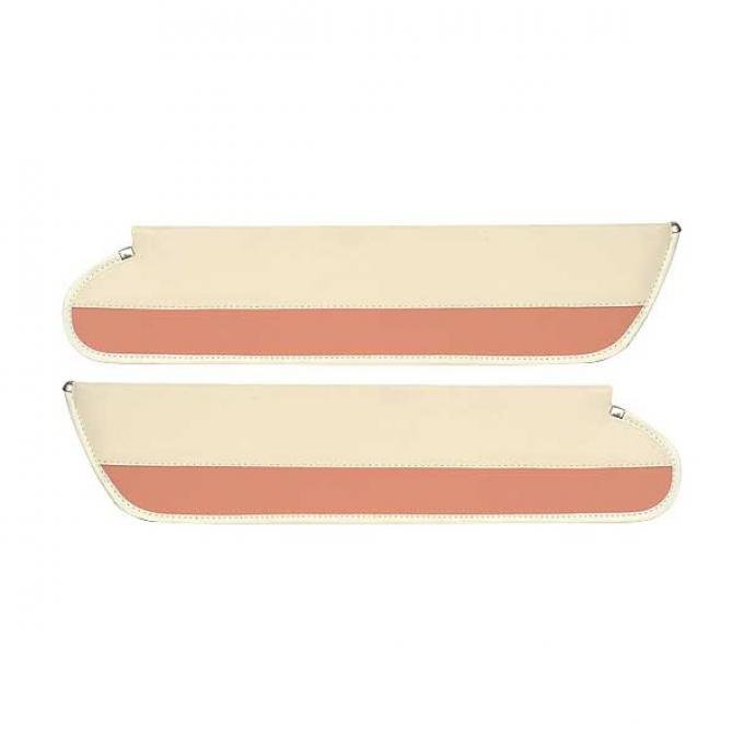 Sun Visors - Coral Vinyl Covered - Ford Victoria