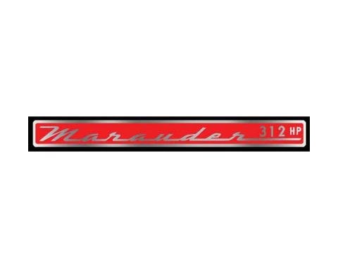 Valve Cover Decal - Marauder 312 Horsepower - Mercury