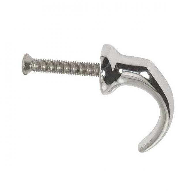 Windshield Finger Pulls - Chrome - With Mounting Screws - Ford Open Cars