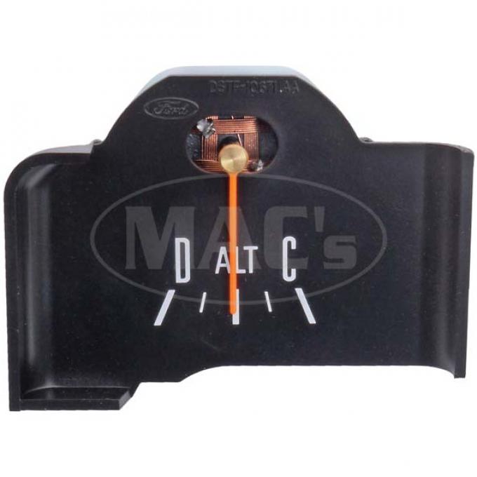 F-Series Truck/Bronco Ammeter Gauge, Orange Needle, 1977-1979