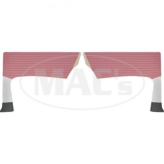 Upper Quarter Trim Panel Covers - White & Rose Two Tone - Ford Crown Victoria - Body Style 64A or 64B