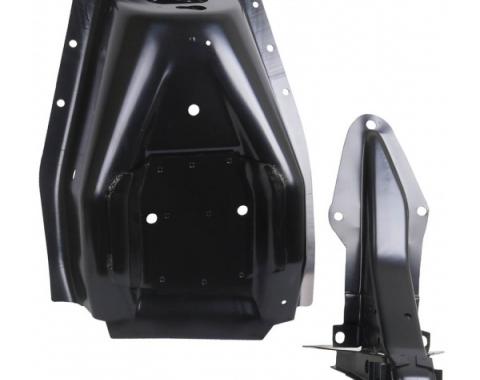 Ford Mustang Inner Shock Tower - Left - Attaches To Front &Rear Fender Aprons