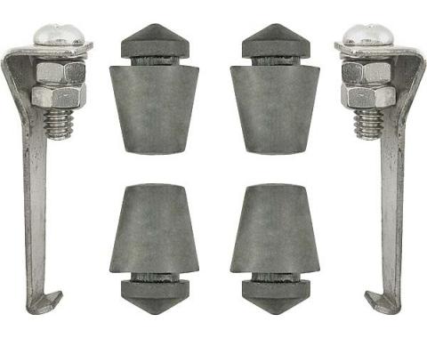 Model A Ford Stone Guard J Clip Hardware & Bumper Kit