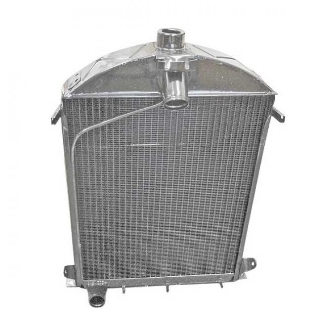 Model A Ford Radiator - 3 Row - 5-1/2 Fins Per Inch - Flat Tube