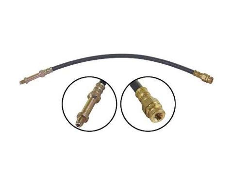 Ford Pickup Truck Front Brake Hose - 18-1/2 Long Including Threads - F100 & F250