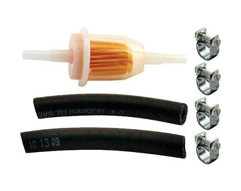 Inline Fuel Filter Kit - Plastic Filter - Ford & Mercury