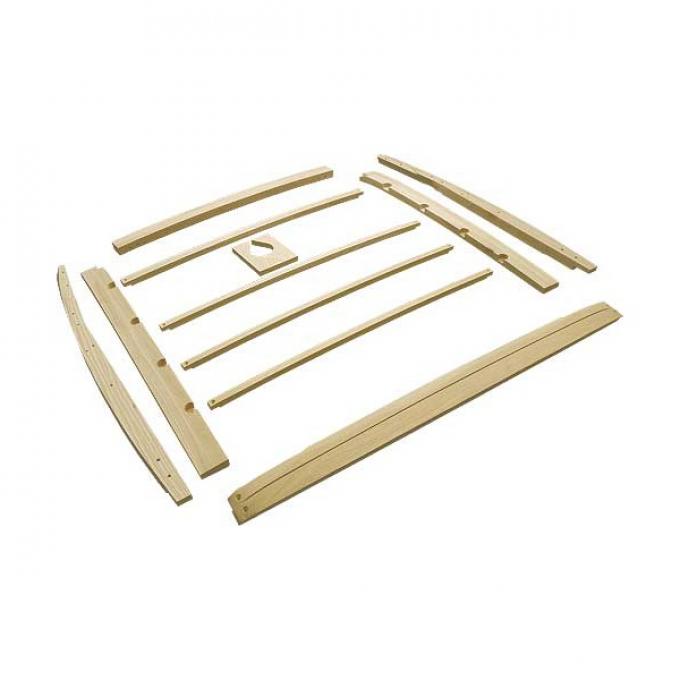 Model A Ford Top Wood Kit - Standard & Deluxe Coupe 45B - USA Made