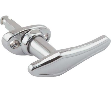 Model A Ford Outside Door Handle - Non-Locking - Chrome - Coupe & Tudor Sedan & Closed Cab Pickup - Left Side Only