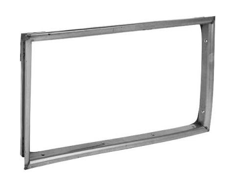 Model A Ford Rear Window Frame - Coupe - Steel - For Roll Down Window