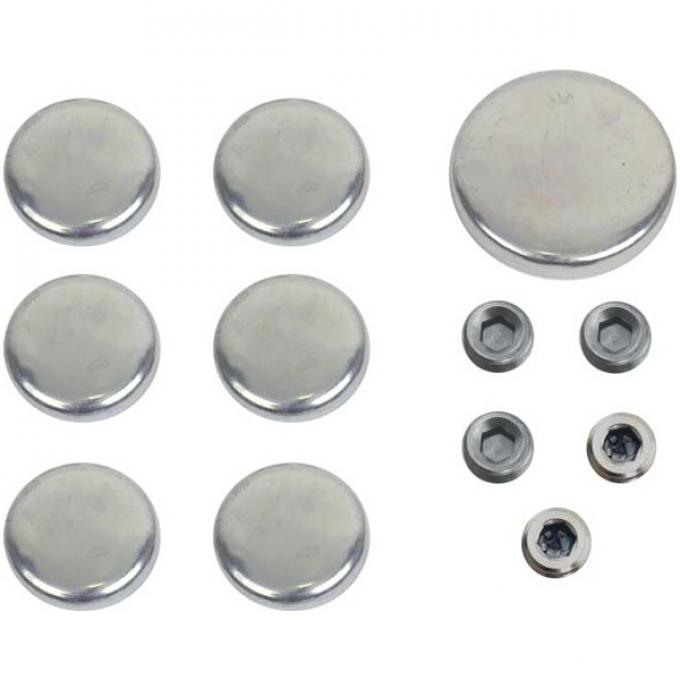 Ford Mustang Soft Plug Set - Steel - 351 Cleveland V-8