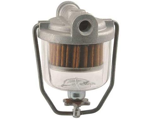 Ford Thunderbird Fuel Filter, With Glass Bowl, 1955-57