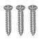 Ford Thunderbird Upper Interior Windshield Stainless Steel Moulding Screw Set, Coupe & Convertible, 1961-63