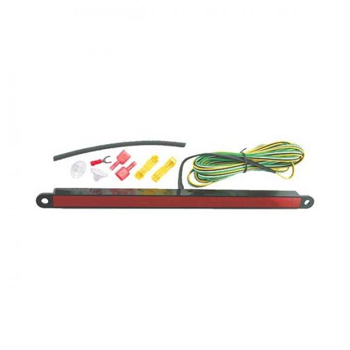 LED Back Window Light - 12 Volt Negative - Red LED Light - For Flat Back Window Only - Ford