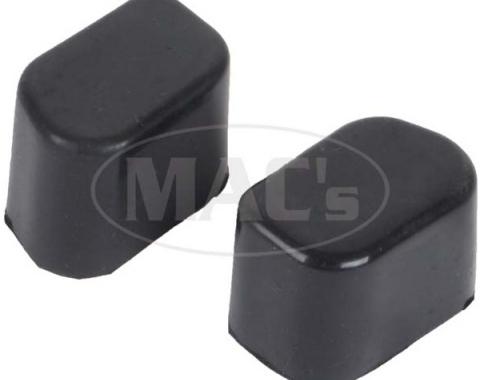 Ford Mustang Fastback Rear Seat Latch Bumpers - Rubber