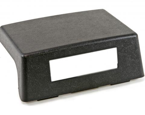 Drake Muscle 1987-1993 Ford Mustang 87-93 Console Delete Plate (Black) E7ZZ-6104574-BK