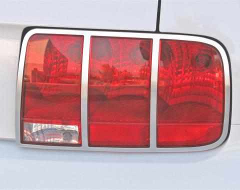 Drake Muscle 2005-2009 Ford Mustang Tail Lamp Bezels 5R3Z-13489-C