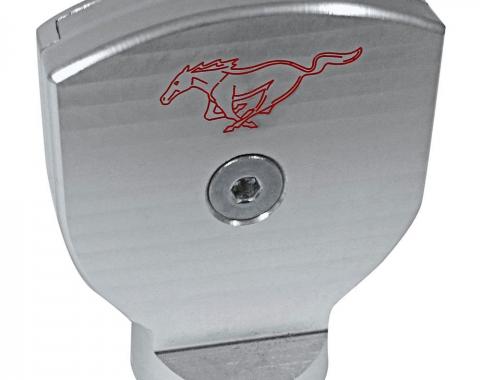 Drake Muscle 2015-2017 Ford Mustang Billet Dipstick Handle with Pony Logo FR3Z-6750-BL