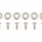 Drake Muscle 2018-2021 Ford Mustang Rear Side Splitters JR3B-6510131-AB