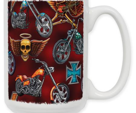 Choppers & Skulls Coffee Mug