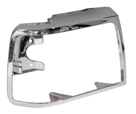 Dennis Carpenter Headlight Door - Right - Chrome - 1992-96 Ford Truck, 1992-96 Ford Bronco F2TZ-13064-CX