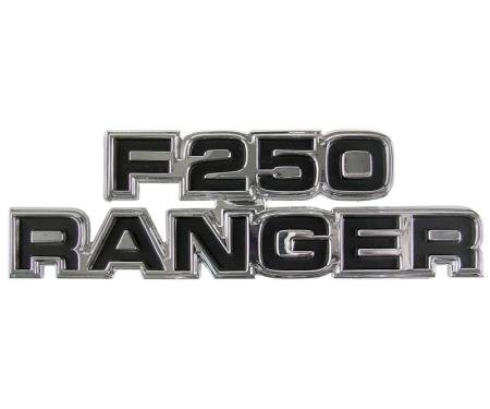 Dennis Carpenter Name Plate - Cowl Side - F250 RANGER - 1977-79 Ford Truck D7TZ-16720-N