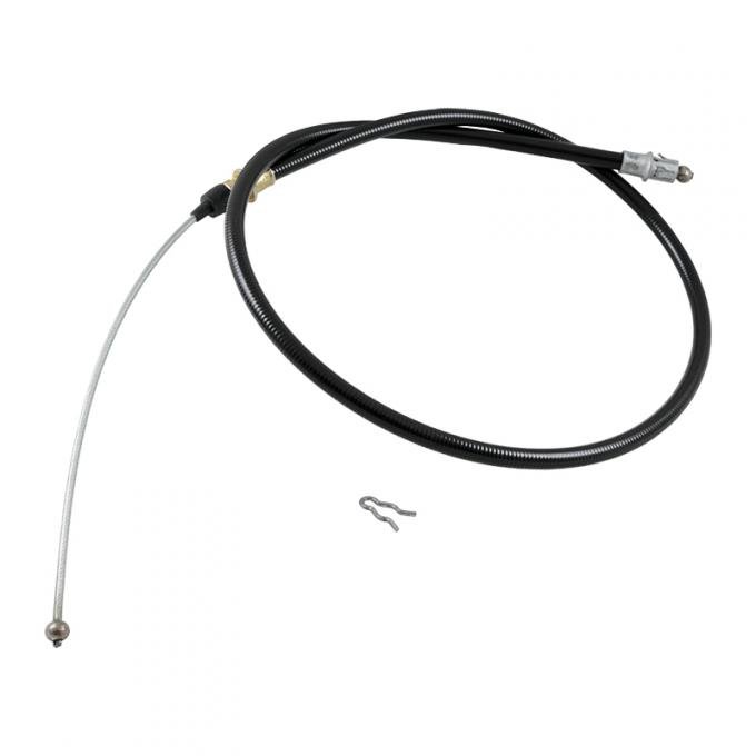 Dennis Carpenter Emergency Brake Cable - Front - 52 1/8 inch - 1966-76 Ford Bronco C6TZ-2853-FX