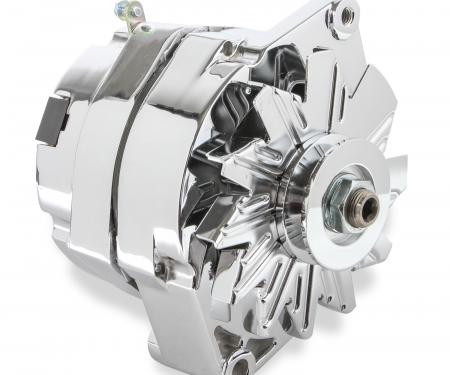 Mr. Gasket Chrome Alternator Late GM-Delco 80 Amp 5122